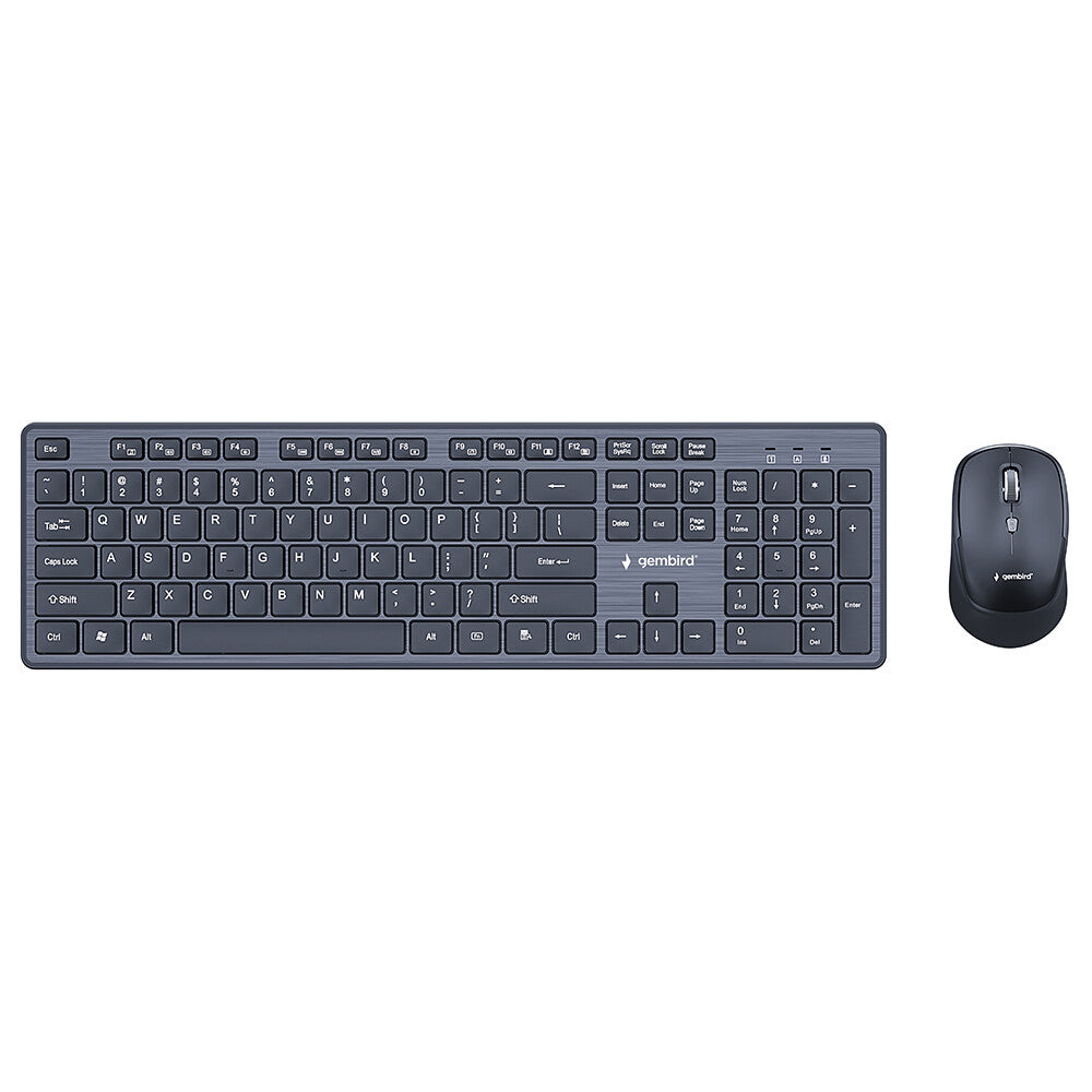 Gembird KBS-WCH-04 tastatur Mus inkluderet Hjem RF trådløst Sort