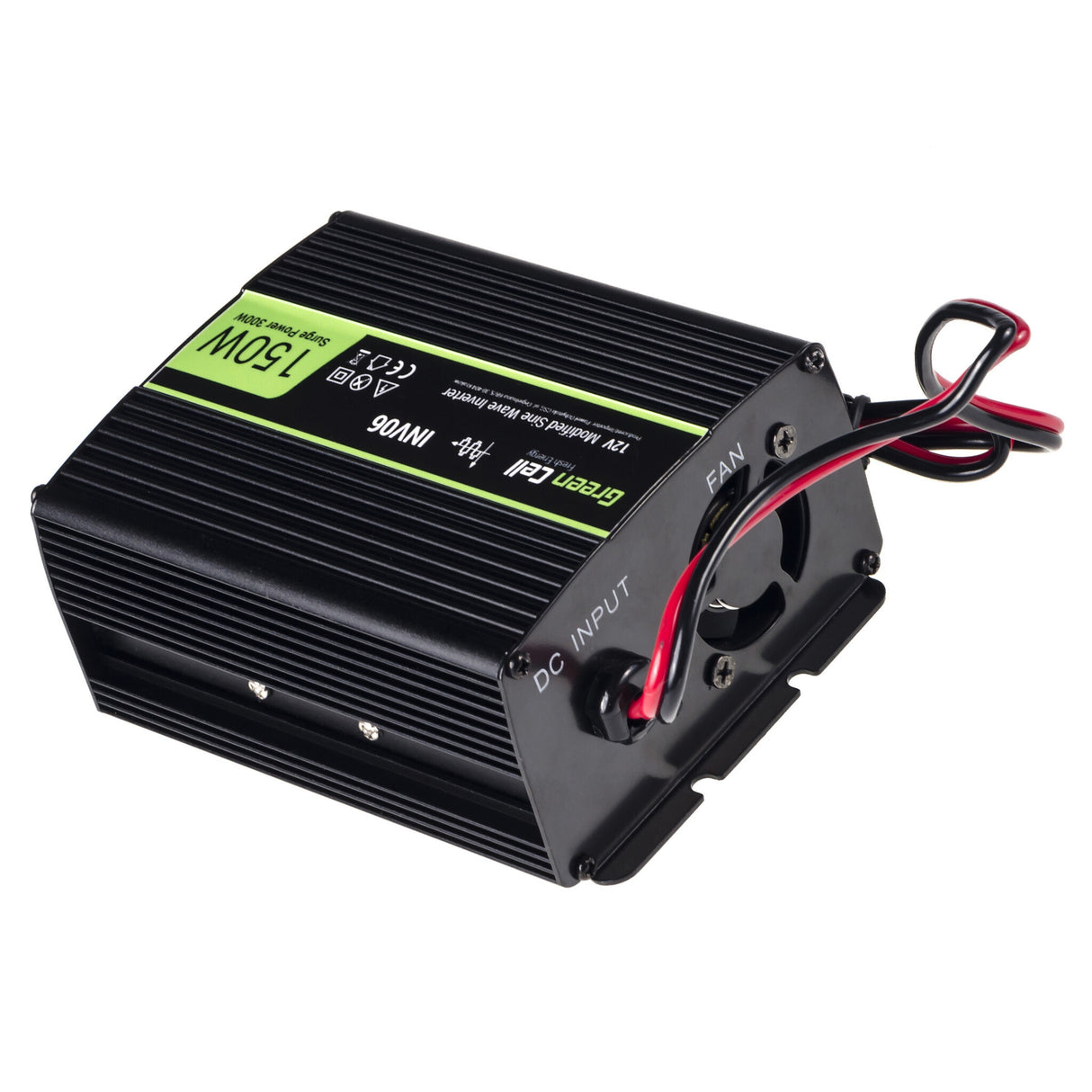 Green Cell INV06 strømadapter og vekselret Automatisk 150 W Sort