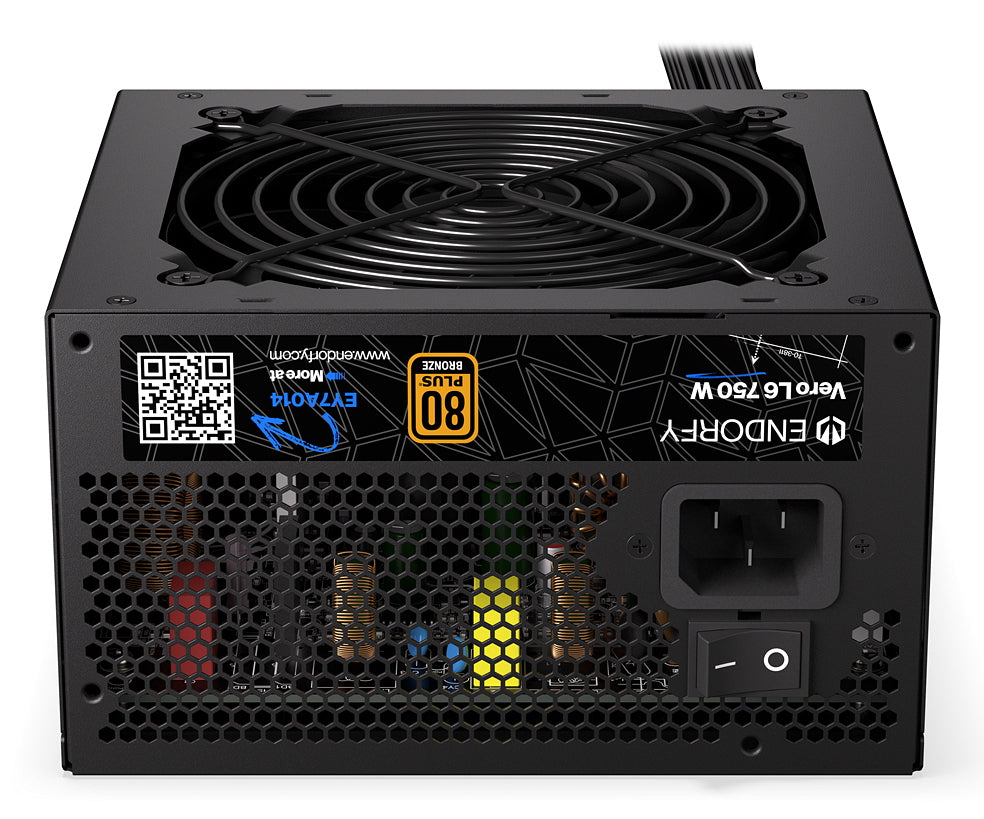 ENDORFY Vero L6 enhed til strømforsyning 750 W 24-pin ATX ATX Sort