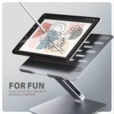 Axagon STND-LQ laptop stativ Stander til laptop og tablet Grå 43,9 cm (17.3")