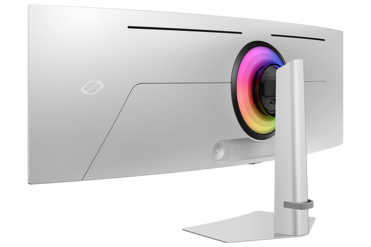 Samsung G93SC computerskærm 124,5 cm (49") 5120 x 1440 pixel Dual QHD OLED Sølv