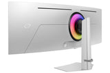 Samsung G93SC computerskærm 124,5 cm (49") 5120 x 1440 pixel Dual QHD OLED Sølv