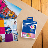 Brother LC527XLVAL blækpatron 4 stk Original Højt (XL) udbytte Sort, Blå, Magenta, Gul