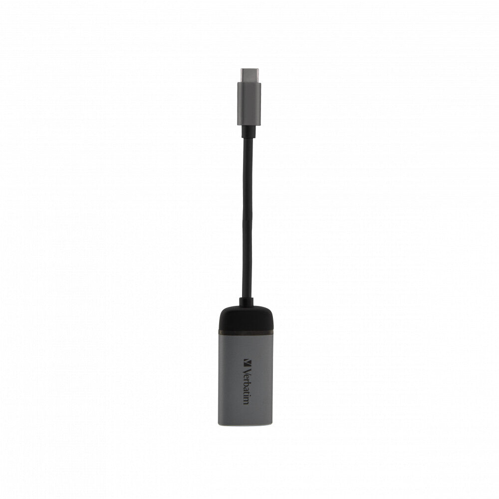 Verbatim 49143 videokabel adapter 0,1 m USB Type-C HDMI Sort, Sølv
