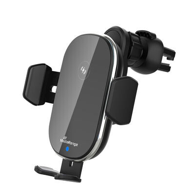 MediaRange MRMA117 oplader til mobil enhed Smartphone Sort Trådløs opladning Hurtig opladning Automatisk