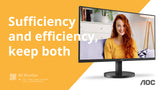 AOC B3 U27B3M computerskærm 68,6 cm (27") 3840 x 2160 pixel 4K Ultra HD LCD Sort