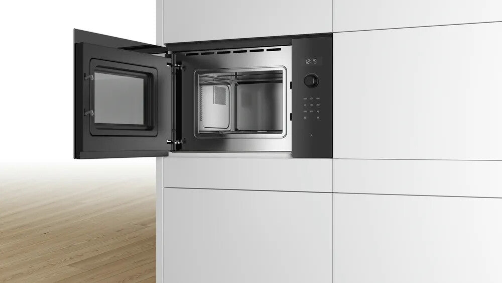 Bosch Serie 6 BFL524MB0 microwave Black Solo microwave Built-in 20 L 800 W