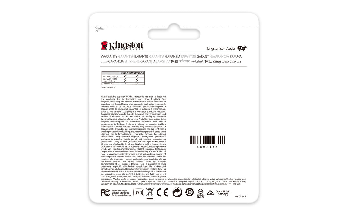 Kingston Technology DataTraveler 128 GB USB 3.2 Gen1 Exodia M (sort + rød)