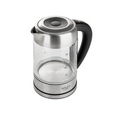 Adler AD 1247 NEW elkedel 1,7 L 2200 W Hasselnød, Rustfrit stål, Transparent