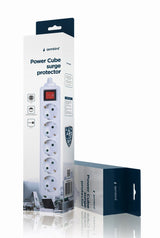 Gembird Surge Protector 5x Hvid 5 AC stikkontakt(er)