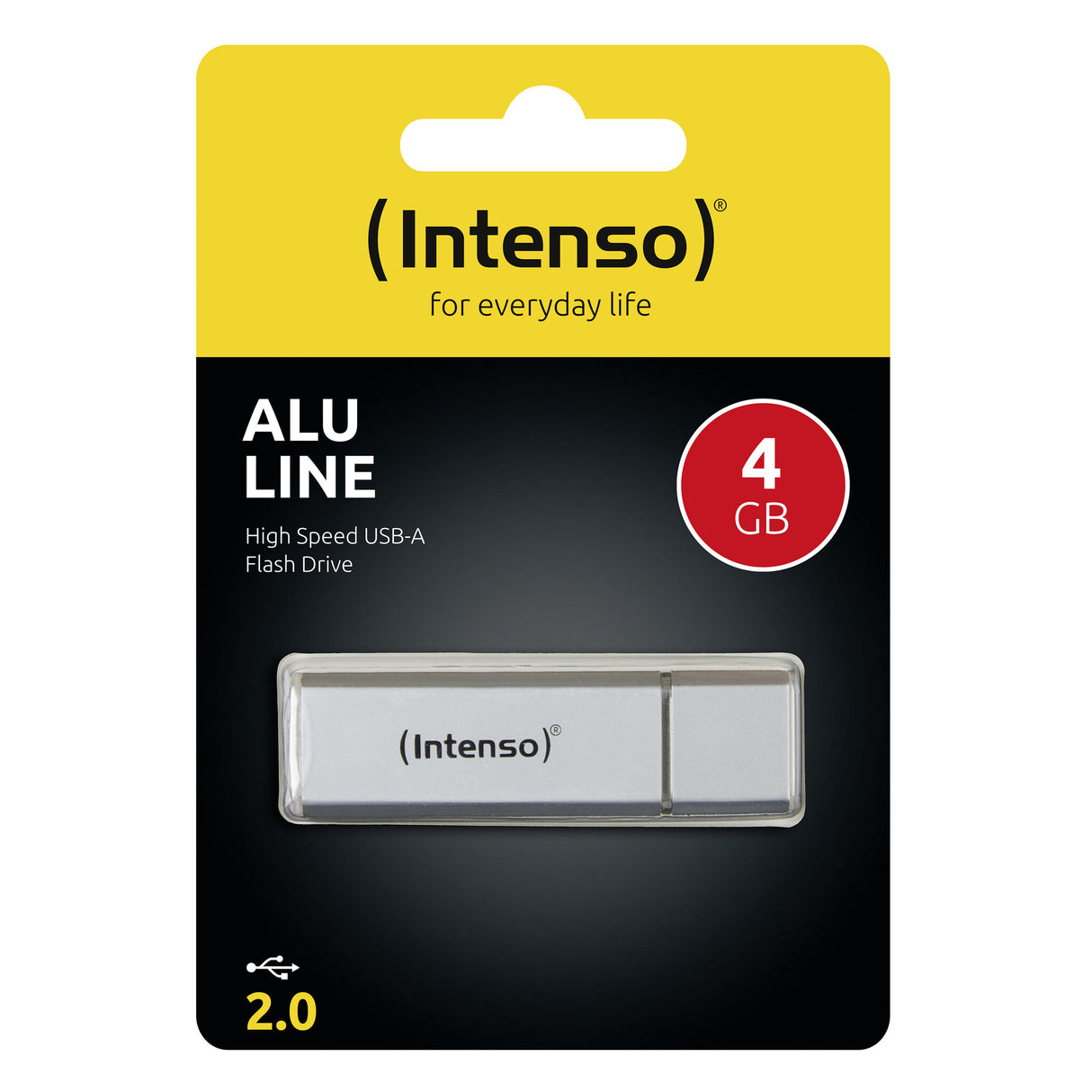 Intenso Alu Line USB-nøgle 4 GB USB Type-A 2.0 Sølv