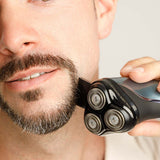 Taurus 3 SIDE WATER SHAVE Rotations shaver Trimmer Sort, Blå