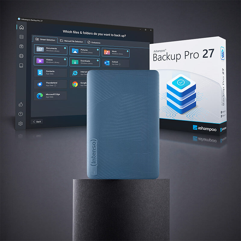 Intenso Memory Safe external hard drive 1 TB, blue