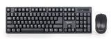 Gembird KBS-W-01 tastatur Mus inkluderet Universel RF trådløst QWERTY Engelsk Sort