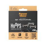 PanzerGlass ® Hoops® Metal Kameralinsebeskytter Sort iPhone 15 Pro | 15 Pro Max