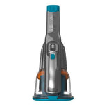 Black & Decker BHHV520BF-QW handheld vacuum Blue, Silver, Titanium Bagless