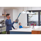 Black & Decker BHHV520BF-QW handheld vacuum Blue, Silver, Titanium Bagless