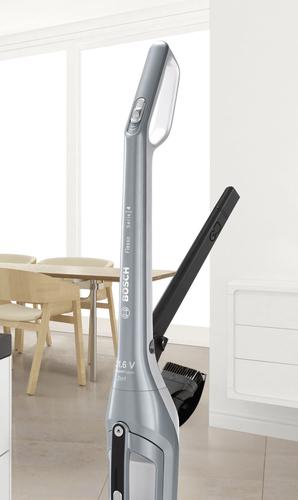Bosch BCH3P210 stick vacuum/electric broom 2-in-1 stick vacuum AC/Battery Dry Bagless 0.4 L Black, Grey