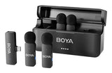BOYA BY-V4U Sort Clip-on mikrofon