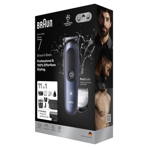 Braun 80789907 hair trimmers/clipper Dark Blue 21 Lithium-Ion (Li-Ion)