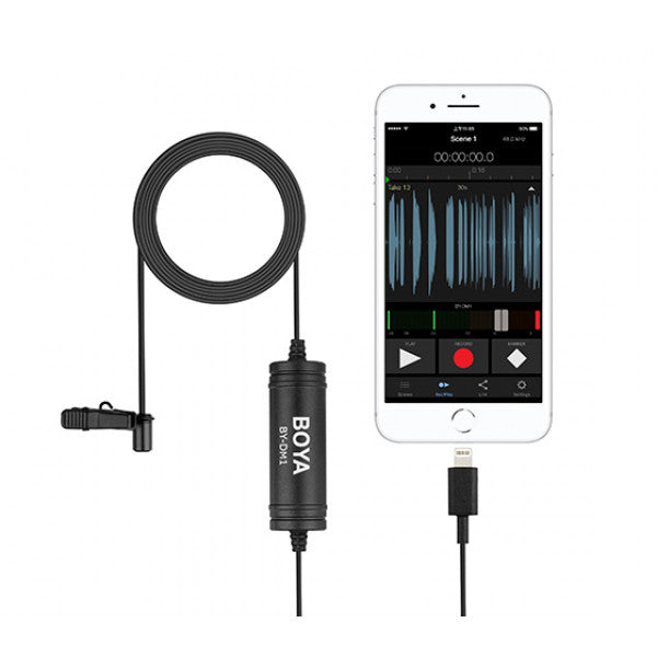 BOYA lavalier microphone BY-DM1 for iOS