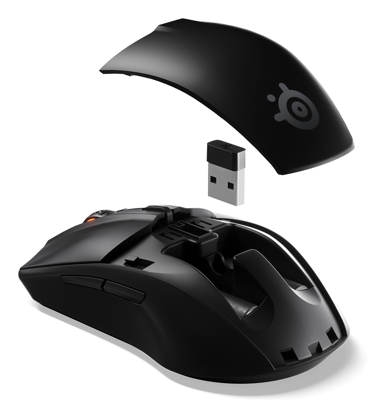 Steelseries Rival 3 Wireless mus Spil Højre hånd RF trådløs + Bluetooth Optisk 18000 dpi