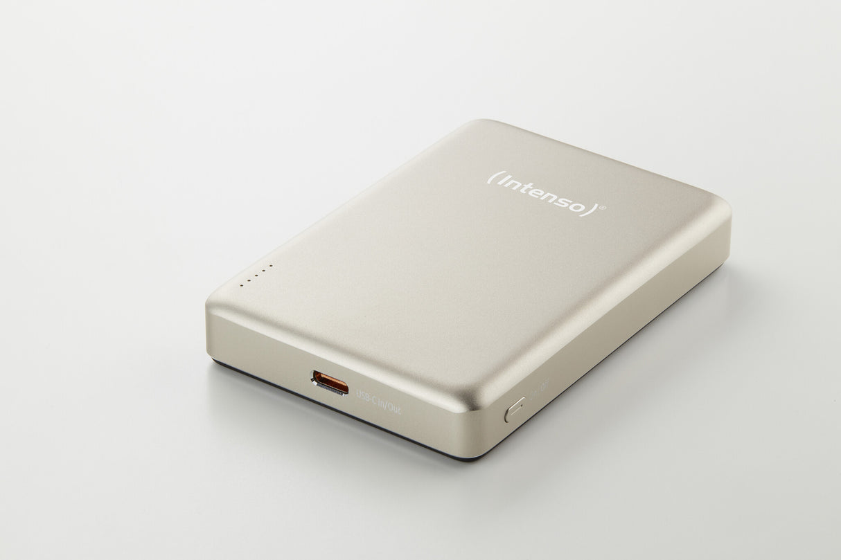 Intenso MW10000 Lithium polymer (LiPo) 10000 mAh Trådløs opladning Champagne
