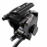 Manfrotto 500X Fluid Head stativhoved Sort Aluminium, Technopolymer 1/4, 3/8" Væske