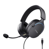Trust GXT 490 FAYZO Headset Ledningsført Spil USB Type-A Sort