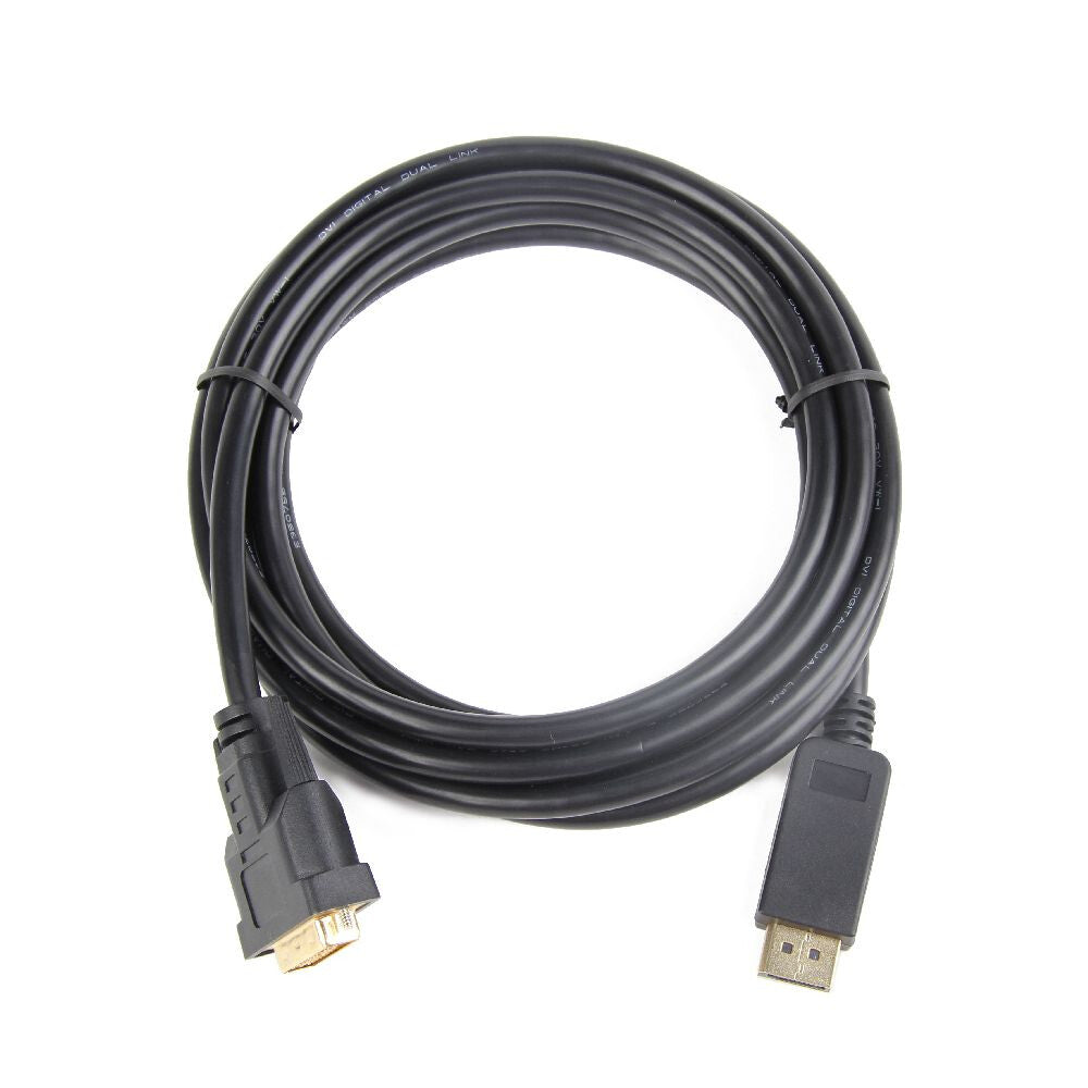 Gembird CC-DPM-DVIM-6 videokabel adapter 1,8 m DisplayPort DVI Sort
