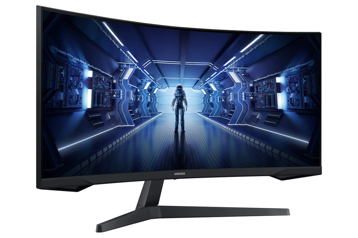 Samsung G55T computerskærm 86,4 cm (34") 3440 x 1440 pixel UltraWide Quad HD LED Sort