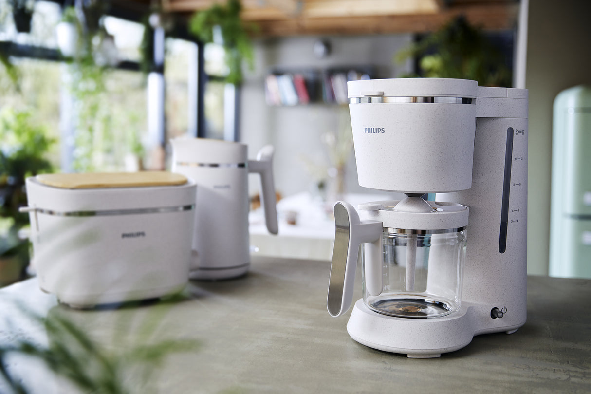 Philips Series 5000 HD5120 Eco Conscious Edition Kaffemaskine 1.2liter Silkehvid mat