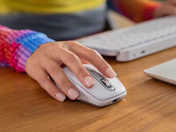Logitech MX Anywhere 3S for Business mus Kontor Højre hånd RF trådløs + Bluetooth Laser 8000 dpi
