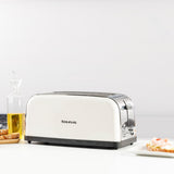 Taurus Vintage Cream 7 2 skive(r) 1500 W Cremefarvet, Rustfrit stål, Grå