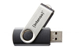 Intenso Basic Line USB-nøgle 64 GB USB Type-A 2.0 Sort, Sølv
