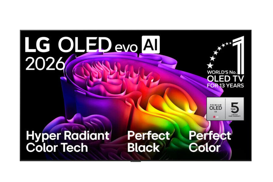 LG OLED 4K AI G6 TV | OLED77G61LW | 77 | Smart TV | webOS | UHD | Black