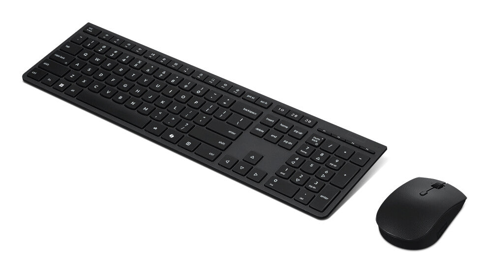 Lenovo 4X31R64351 keyboard Mouse included Office RF Wireless + Bluetooth US English Black