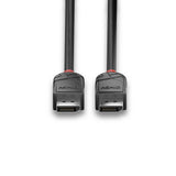 Lindy 36490 DisplayPort kabel 0,5 m Sort