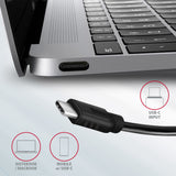 Axagon HMC-5G2 dockingstation Ledningsført USB 3.2 Gen 2 (3.1 Gen 2) Type-C Grå