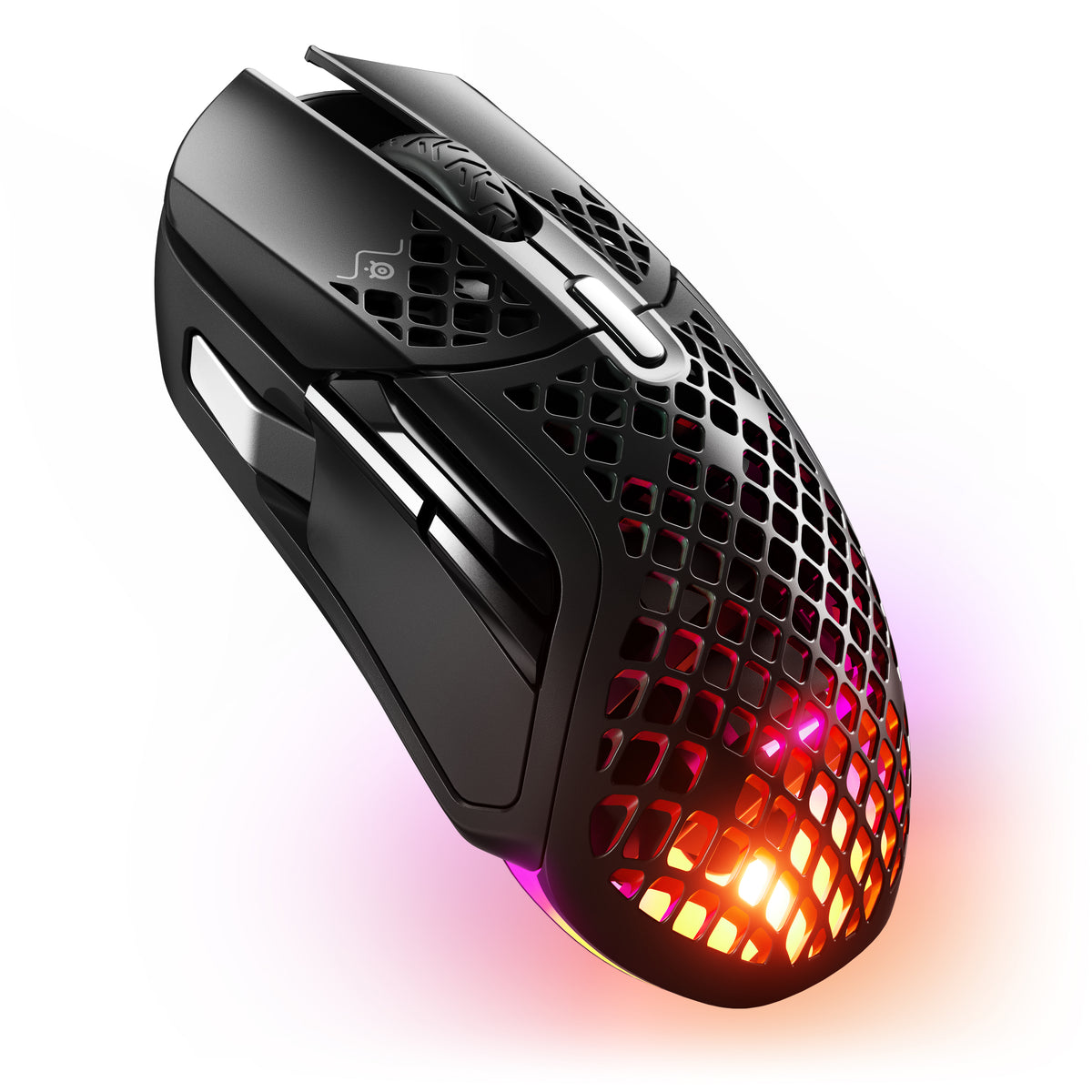 SteelSeries Aerox 5 Optisk Trådløs Kablet Sort