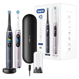 Oral-B iO Series 9 Duo Elektrisk tandbørste Black Onyx/Rose Quartz