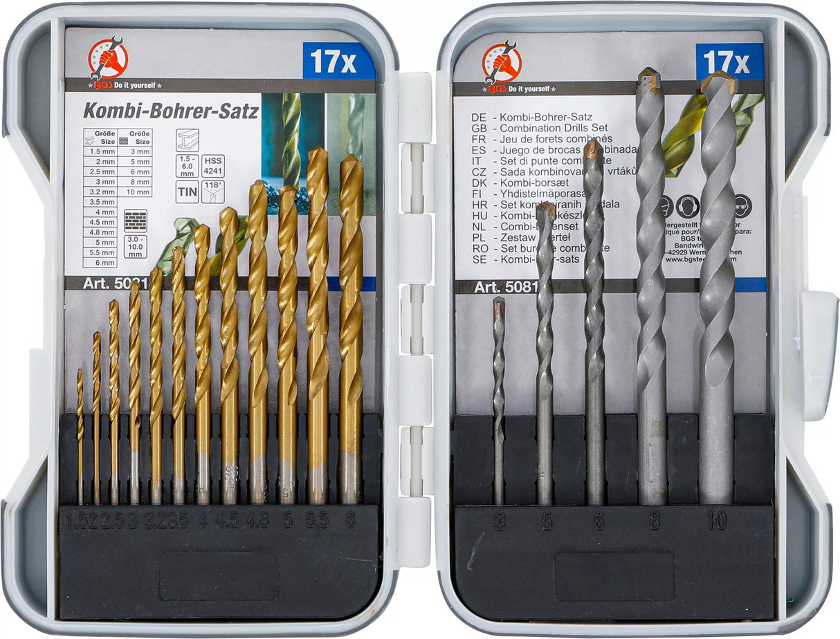 BGS technic Combination Drills Set