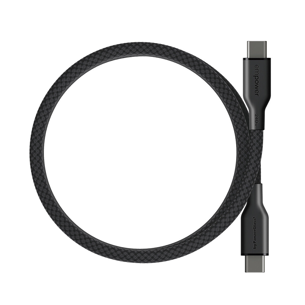 PanzerGlass empower™ by ® Magnetic 240W USB-C to USB-C Kabel | USB 2.0 | 1.5M | Space Black