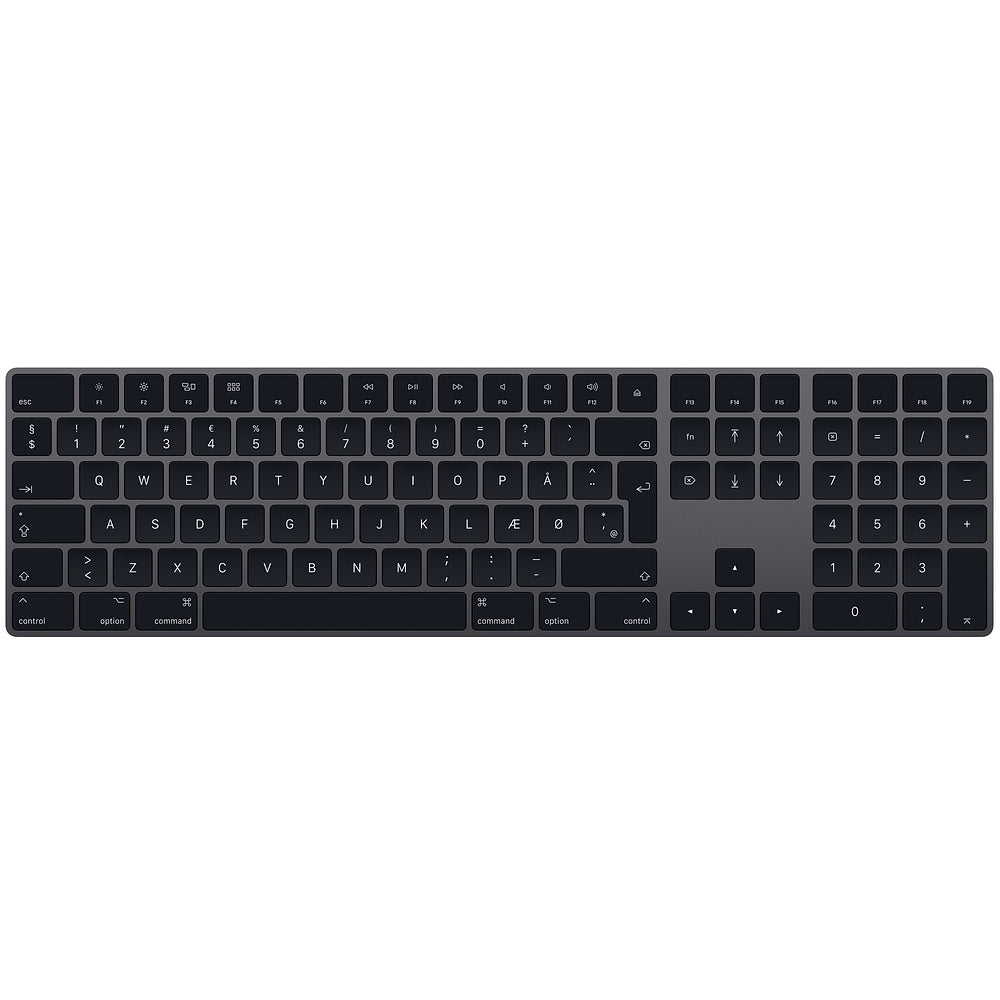 Apple Magic Keyboard with Numeric Keypad Tastatur Saks Trådløs Dansk