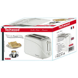 Techwood TGP-202 brødrister 2 skive(r) 700 W Hvid