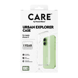 PanzerGlass CARE by ® Flagship Case Transparent Urban Explorer m. Klar Rahmen iPhone 17