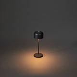 Konstsmide Lille mini sort bordlampe portable