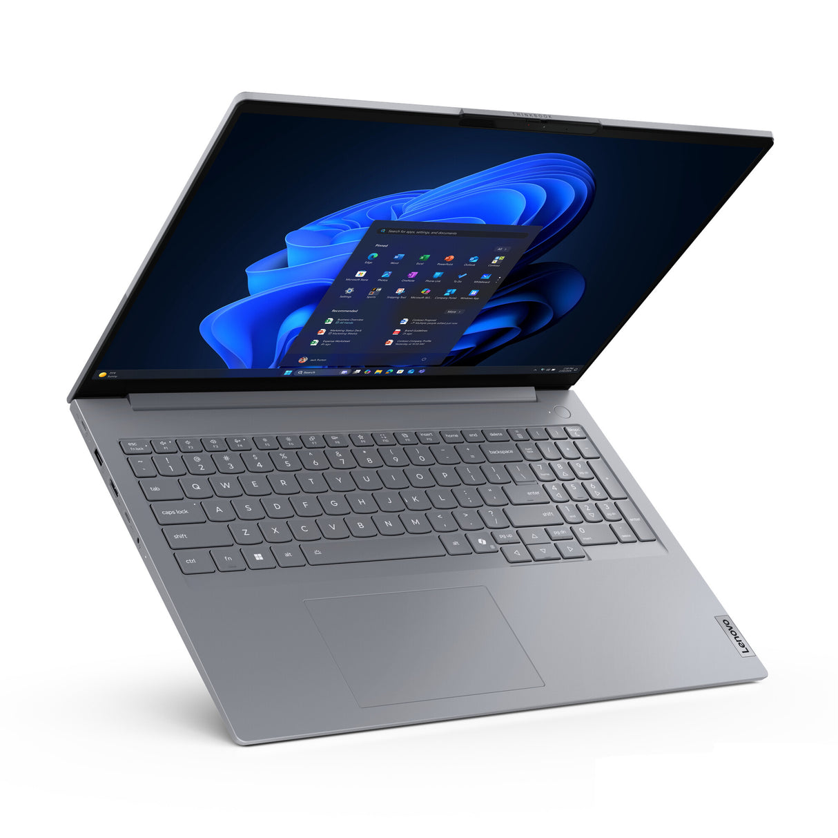 Lenovo ThinkBook 16 G9 AHP AMD Ryzen™ 5 220 Laptop 40,6 cm (16") WUXGA 16 GB DDR5-SDRAM 512 GB SSD Wi-Fi 7 (802.11be) Windows 11 Pro Nordisk Grå