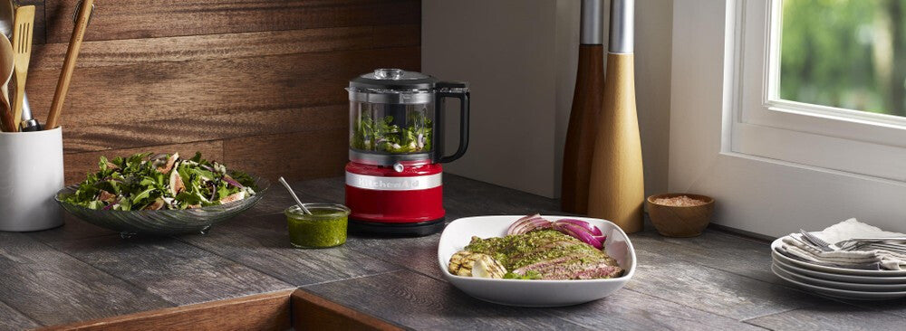 KitchenAid Food Chopper Mini 0,83L, 240W, 2 Speed, Empire Red EU 5KFC3516EER