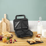 Tefal SW383D10 sandwichtoaster 700 W Sort, Rustfrit stål